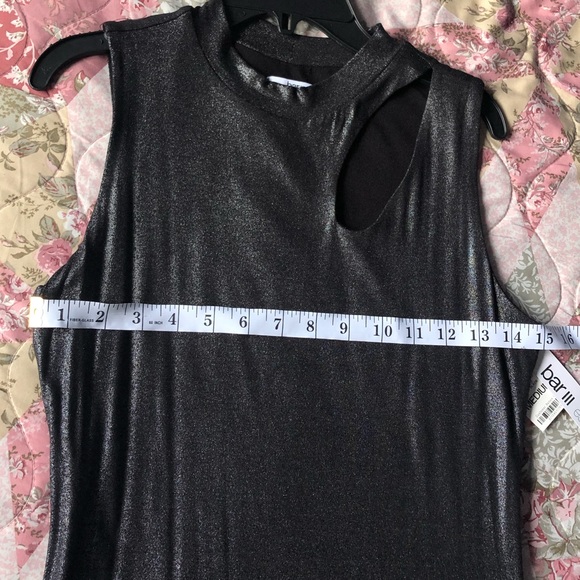 Metallic Cut Out Dress - Picture 3 of 6